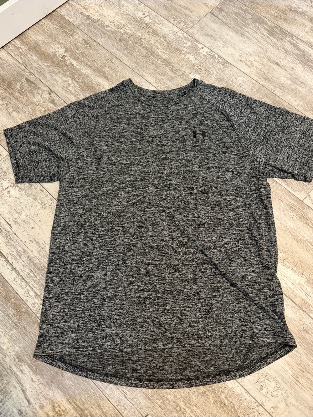 Under Armour Men's Black and White The Tech Tee